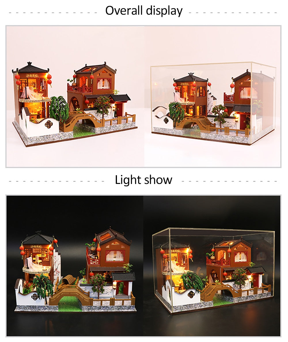 Chinese Ancient Town Dollhouse Kit by Kore Kawaii