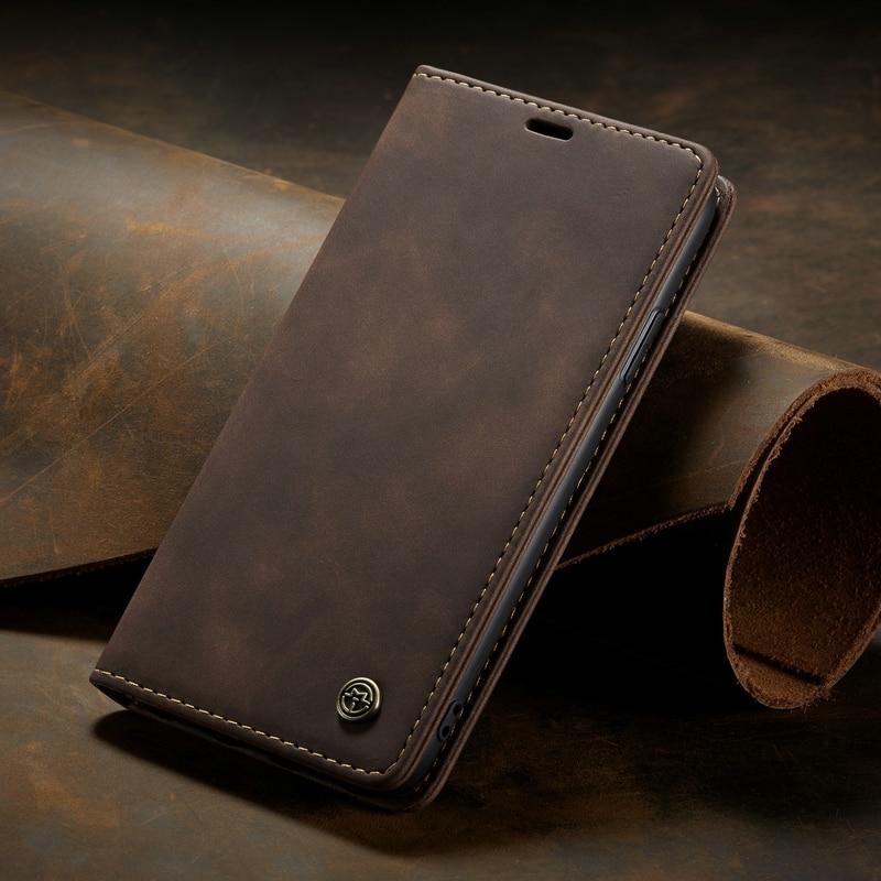 Luxury Magnetic Flip Wallet Case for iPhone 7, 8, X, 11, 12, 13 by Yellow Pandora