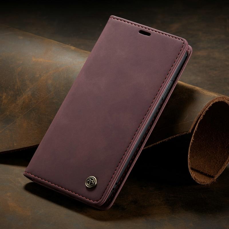Luxury Magnetic Flip Wallet Case for iPhone 7, 8, X, 11, 12, 13 by Yellow Pandora