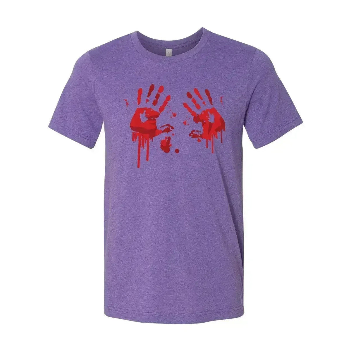 Bloody Hand Prints T-shirt | Classic Unisex Bella Canvas Tee by Femstylo