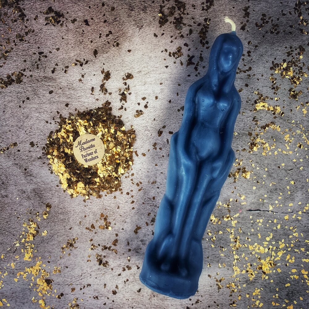 Female Figural Candle Spell Kit - Sympathetic Magic & Personal Power by Parlour of Wonders