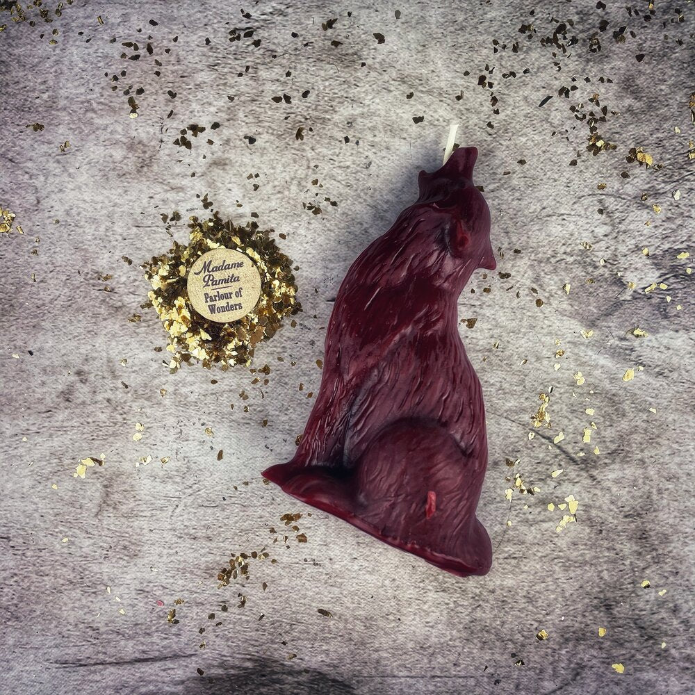 Howling Wolf Candle Spell Kit - Authentic Voice & Courage Magic by Parlour of Wonders