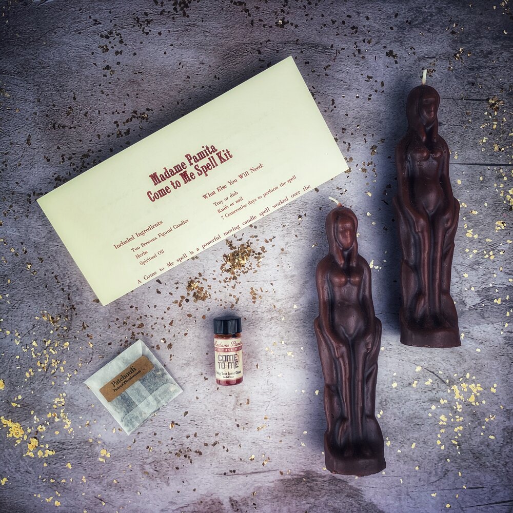 Come to Me Candle Spell Kit Female/Female - Attract Love & Passion by Parlour of Wonders