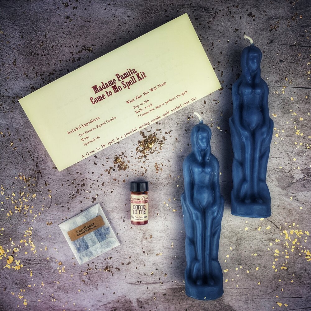 Come to Me Candle Spell Kit Female/Female - Attract Love & Passion by Parlour of Wonders