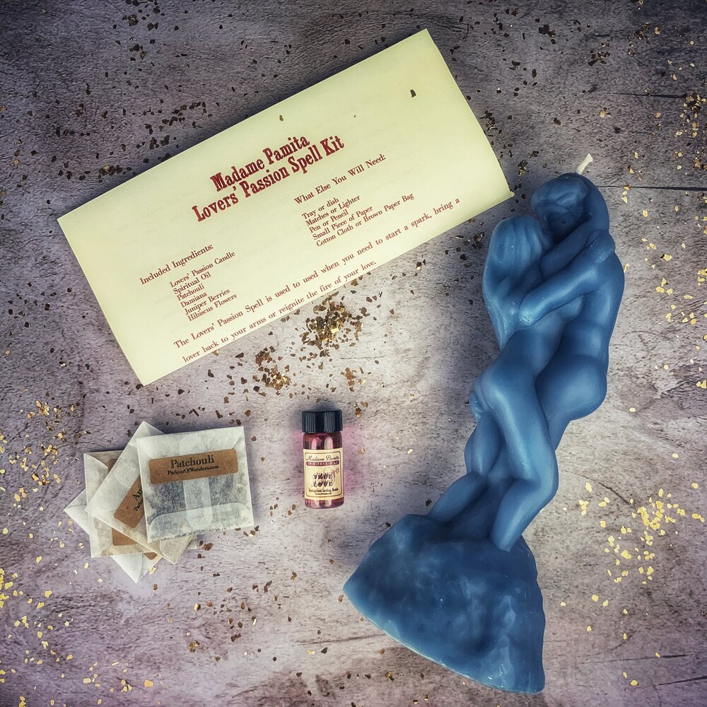 Lovers Passion Candle Spell Kit - Ignite Romance & Desire by Parlour of Wonders