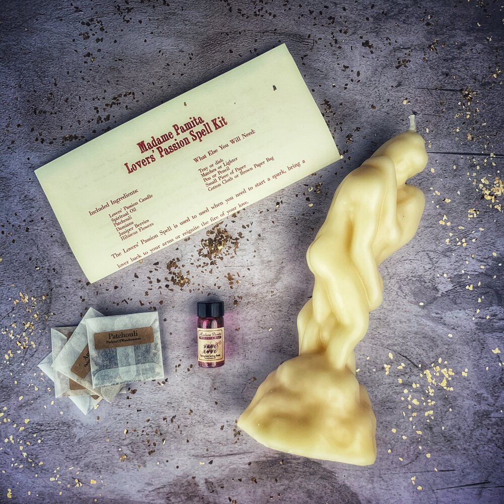 Lovers Passion Candle Spell Kit - Ignite Romance & Desire by Parlour of Wonders