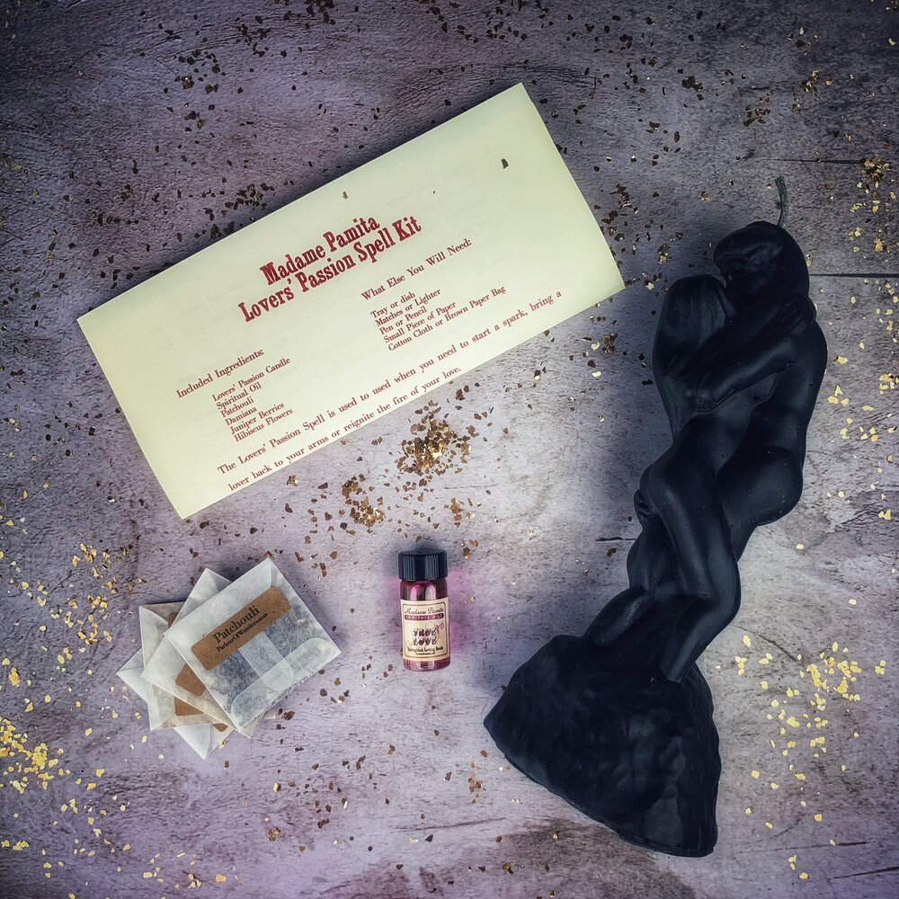 Lovers Passion Candle Spell Kit - Ignite Romance & Desire by Parlour of Wonders