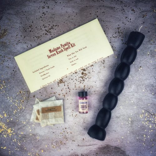 Seven Knob Candle Spell Kit - Seven-Day Manifestation Magic by Parlour of Wonders
