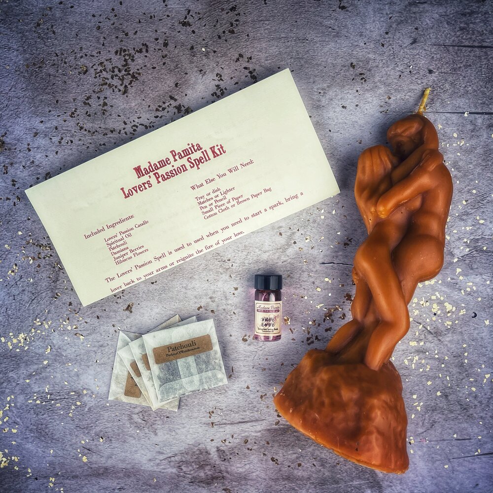 Lovers Passion Candle Spell Kit - Ignite Romance & Desire by Parlour of Wonders