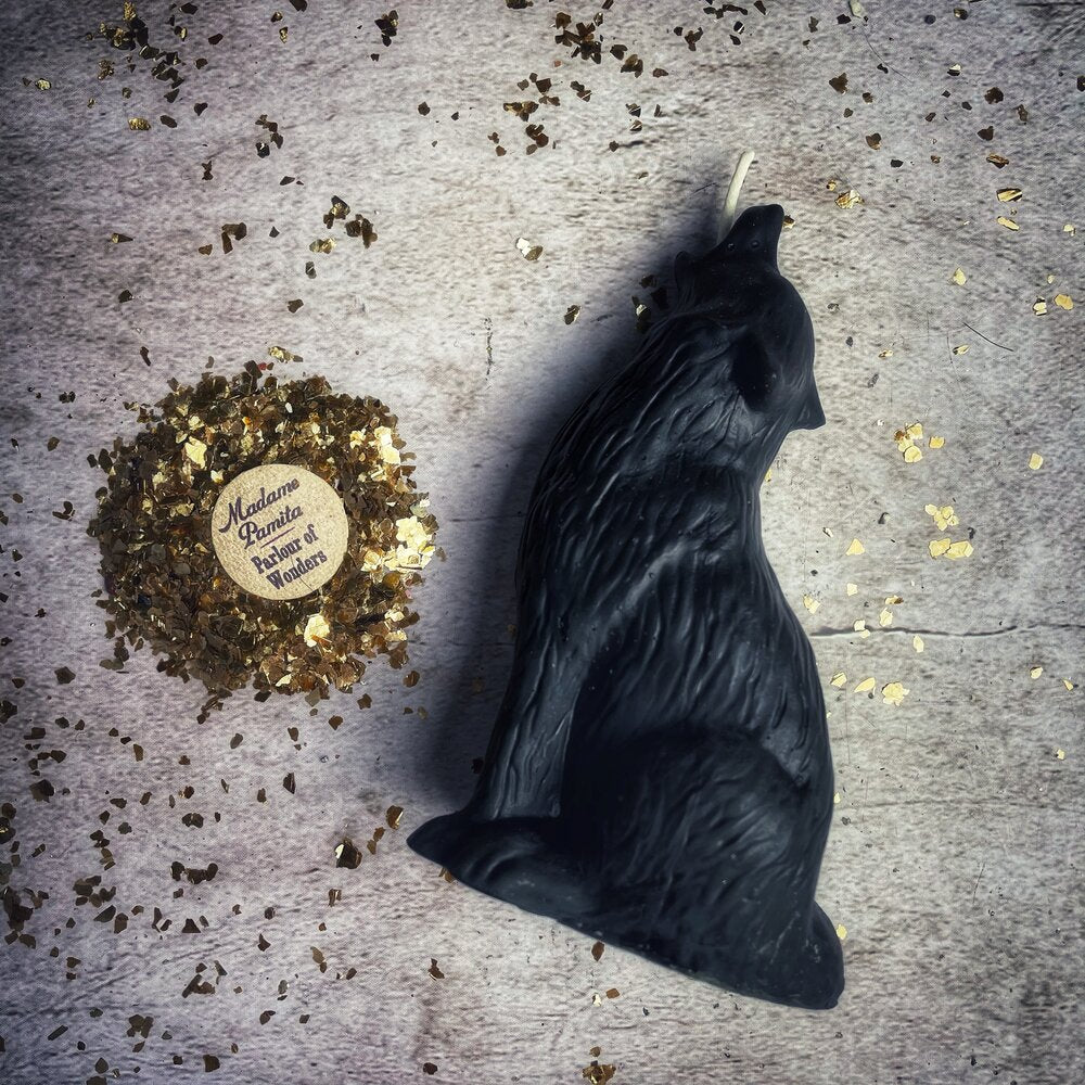 Howling Wolf Candle Spell Kit - Authentic Voice & Courage Magic by Parlour of Wonders