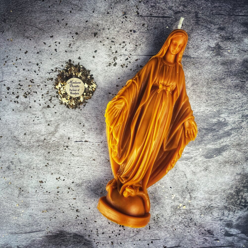Queen of Heaven Candle Spell Kit - Divine Mother & Unconditional Love Magic by Parlour of Wonders