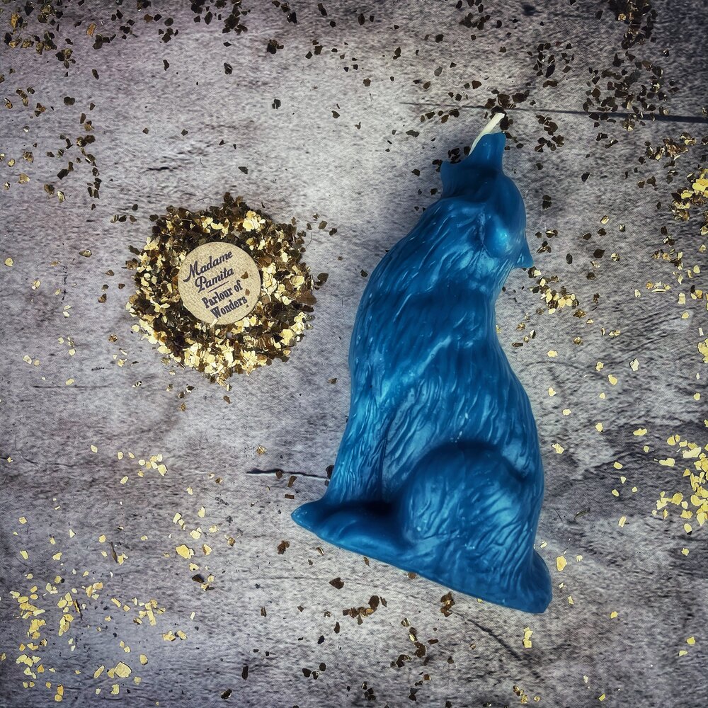 Howling Wolf Candle Spell Kit - Authentic Voice & Courage Magic by Parlour of Wonders