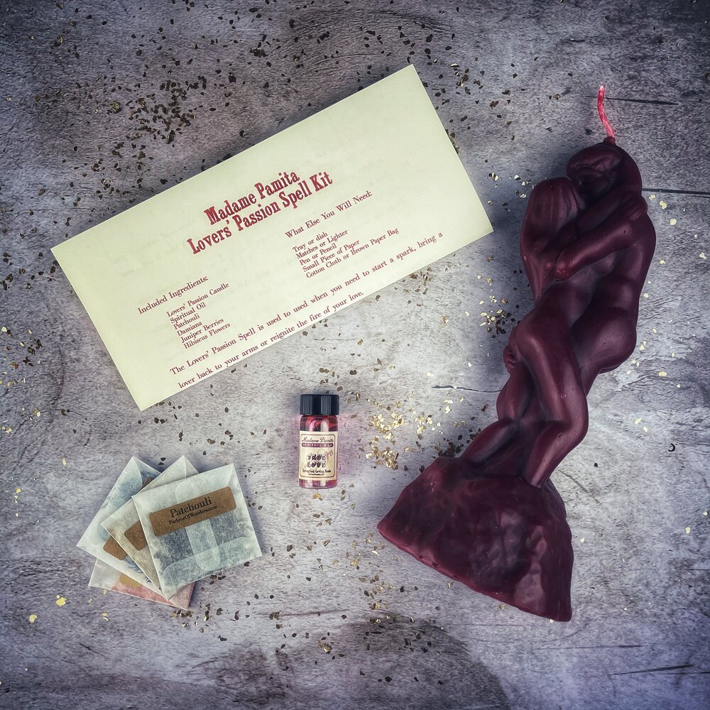 Lovers Passion Candle Spell Kit - Ignite Romance & Desire by Parlour of Wonders