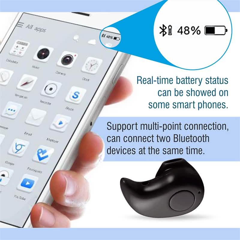 Professional Mini Invisible Wireless Bluetooth Earbud by DailySale
