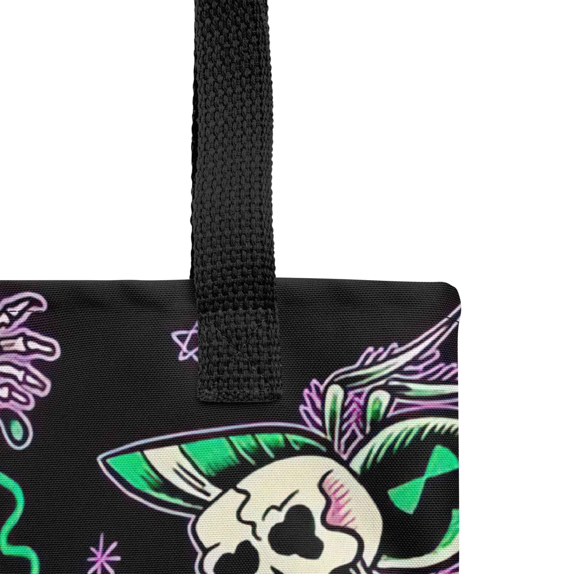 Psychobilly Blast Tote Bag by Goth Cloth Co.