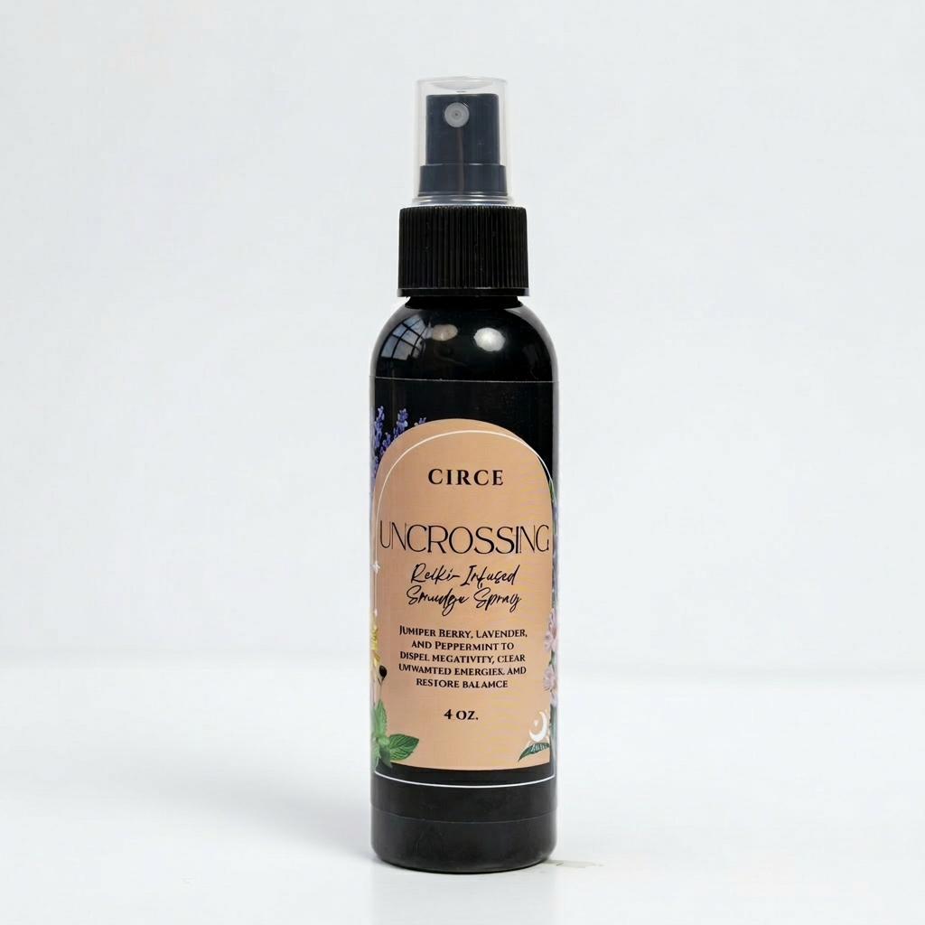 Uncrossing Smudge Spray – Energy Clearing & Spiritual Protection Mist | 4 oz by Circe Boutique