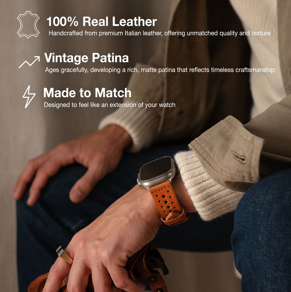 Racing Leather Strap by Robust
