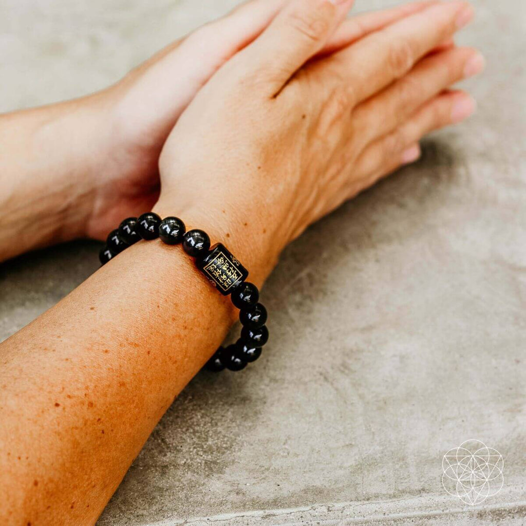 Rainbow Obsidian Protection Bracelet by Conscious Items