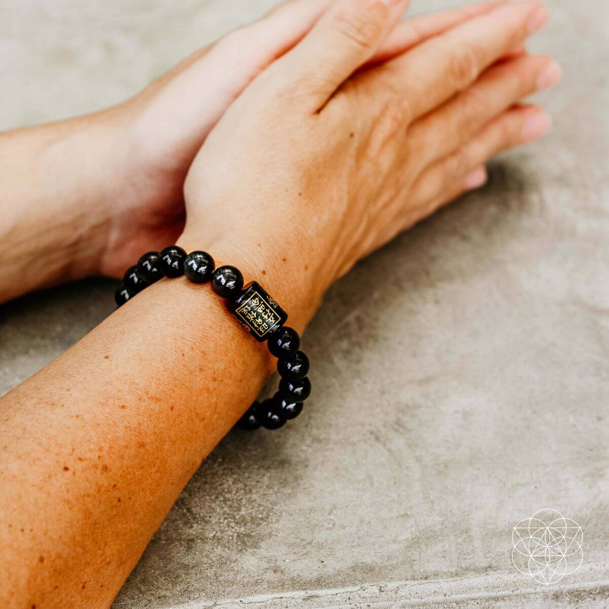 Rainbow Obsidian Protection Bracelet by Conscious Items
