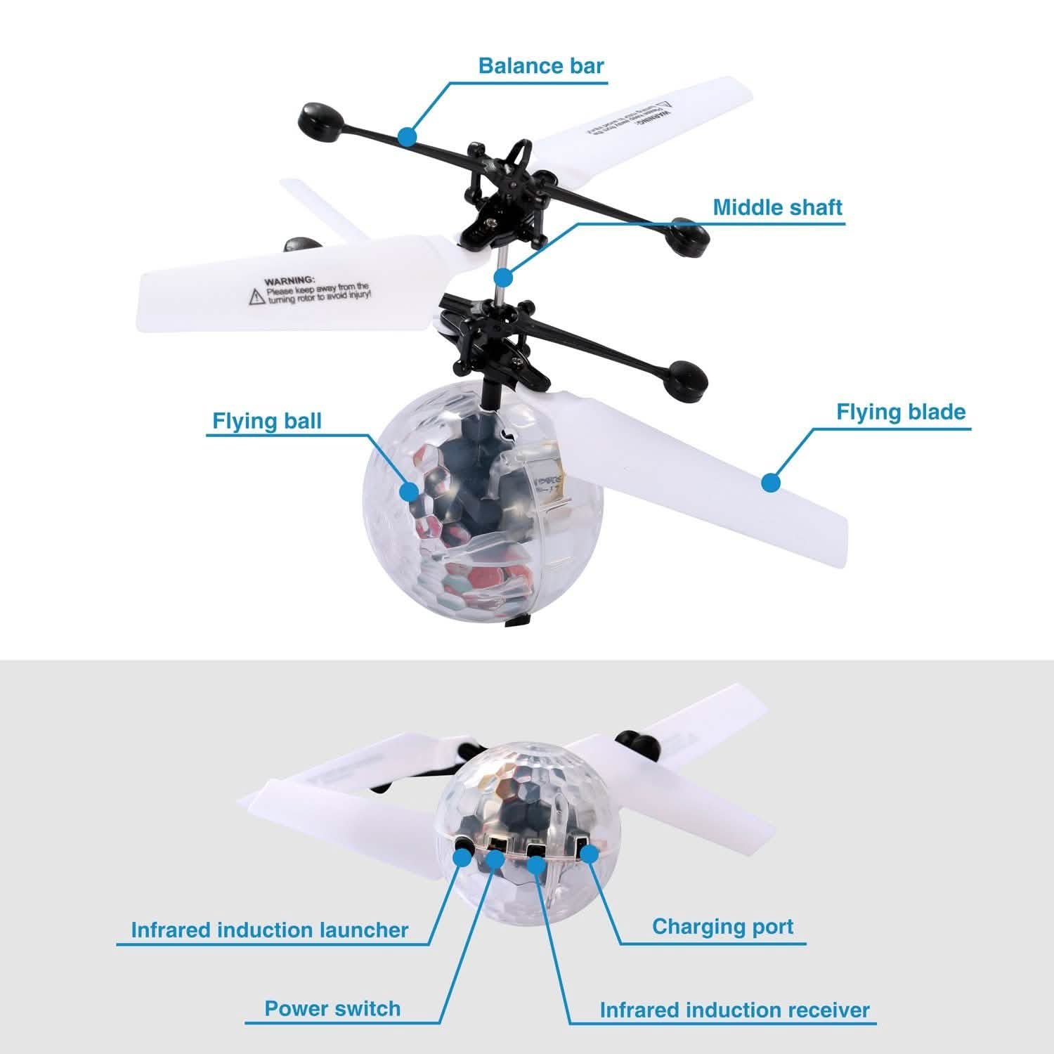 RC Flying Drone Elastic Infrared by DailySale