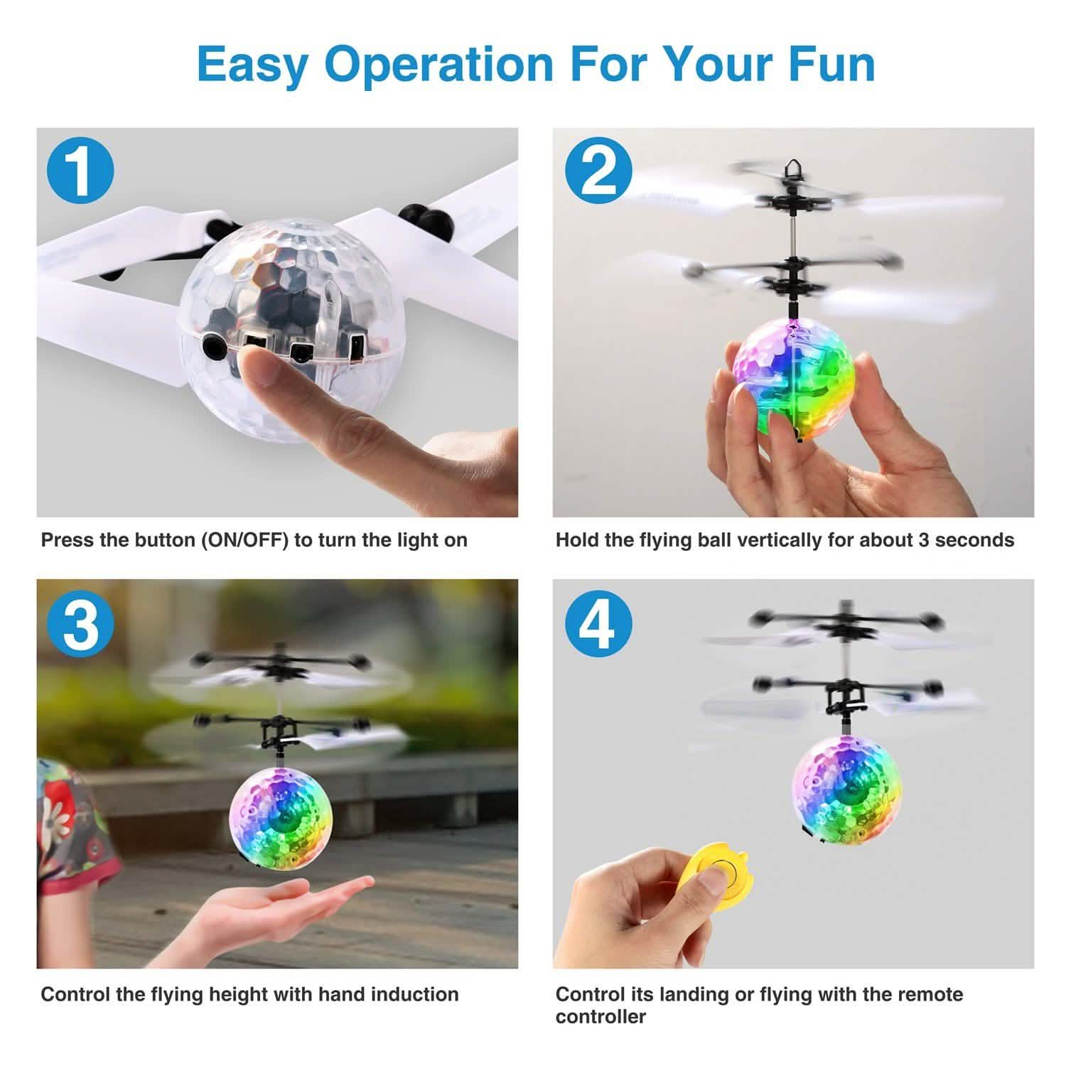 RC Flying Drone Elastic Infrared by DailySale