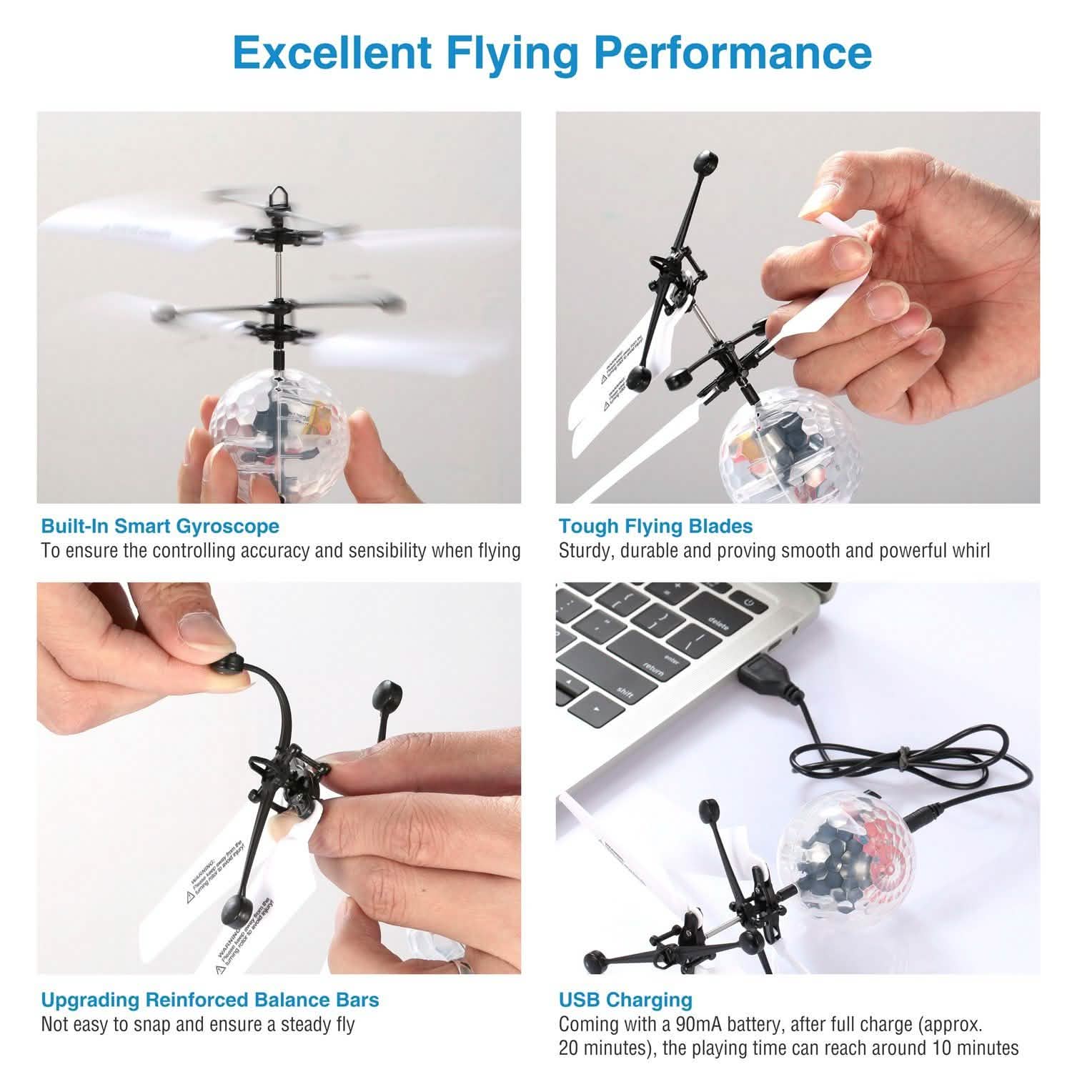 RC Flying Drone Elastic Infrared by DailySale