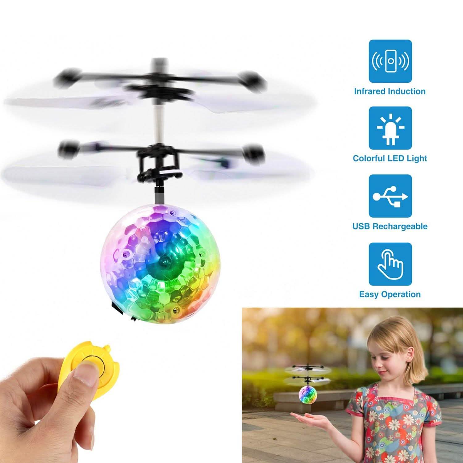 RC Flying Drone Elastic Infrared by DailySale