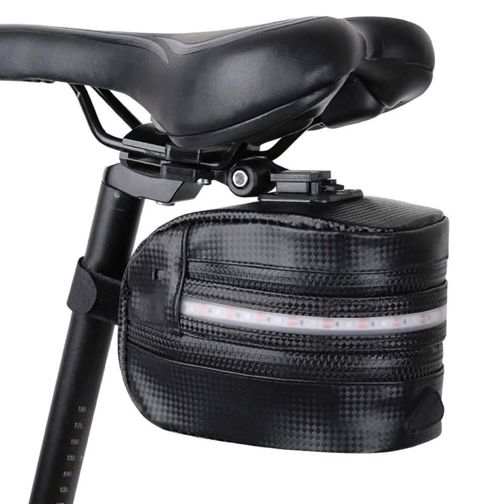 Rear Bike Saddle Bag with LED Light by DailySale