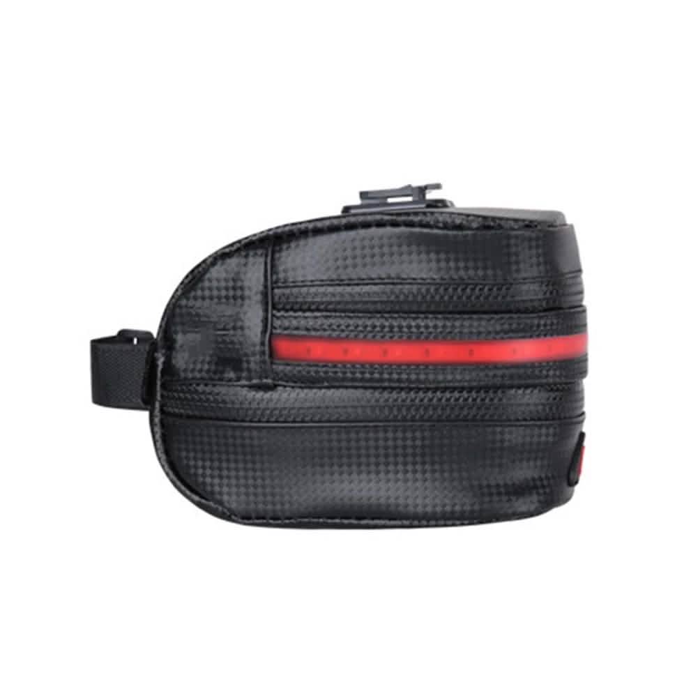 Rear Bike Saddle Bag with LED Light by DailySale
