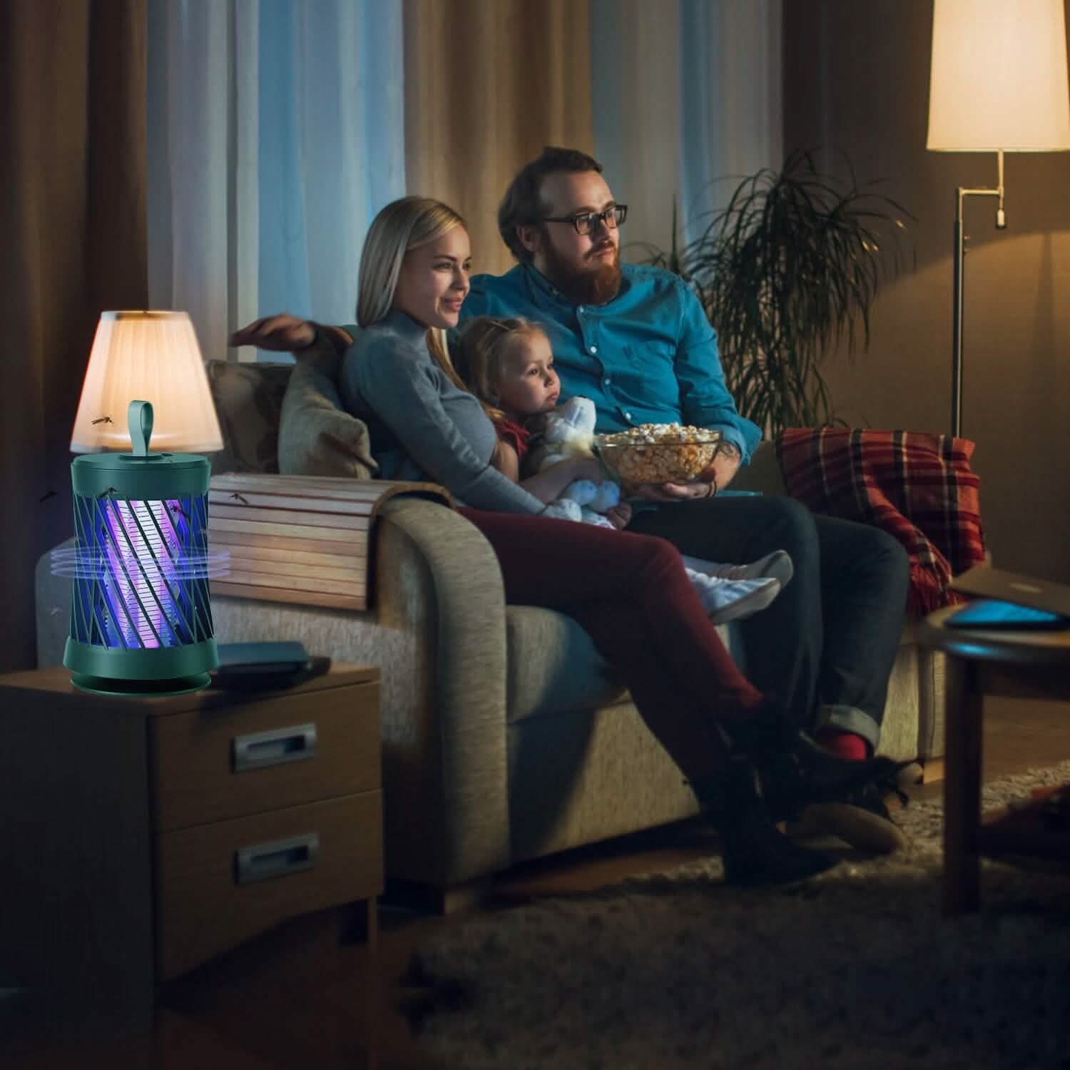 Rechargeable Mosquito Killer Lamp with Night Light by DailySale