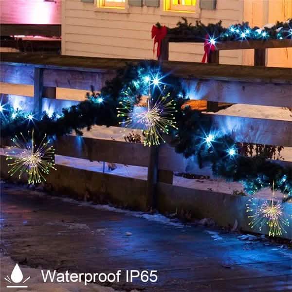 Remote Control Waterproof Christmas Fireworks LED String Lights by DailySale