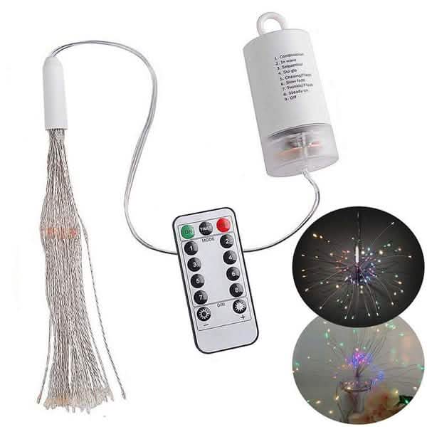 Remote Control Waterproof Christmas Fireworks LED String Lights by DailySale