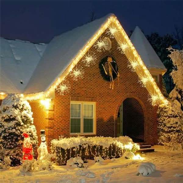 Remote Control Waterproof Christmas Fireworks LED String Lights by DailySale