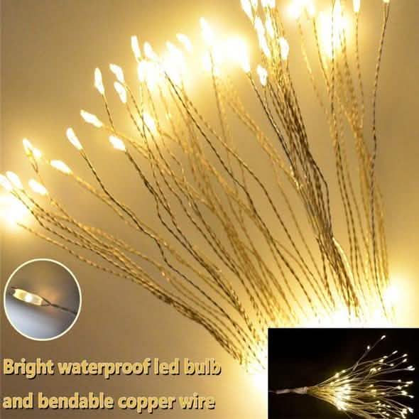 Remote Control Waterproof Christmas Fireworks LED String Lights by DailySale