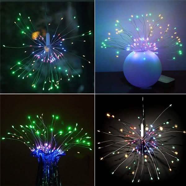 Remote Control Waterproof Christmas Fireworks LED String Lights by DailySale