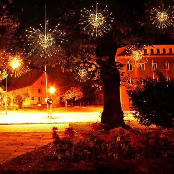 Remote Control Waterproof Christmas Fireworks LED String Lights by DailySale