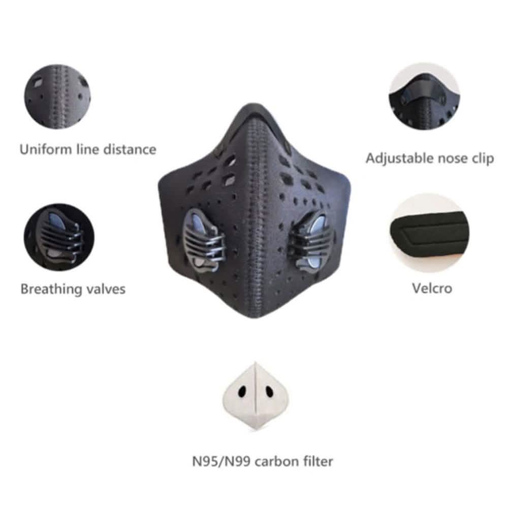Reusable Dust Proof Mask With 3 Filters by DailySale