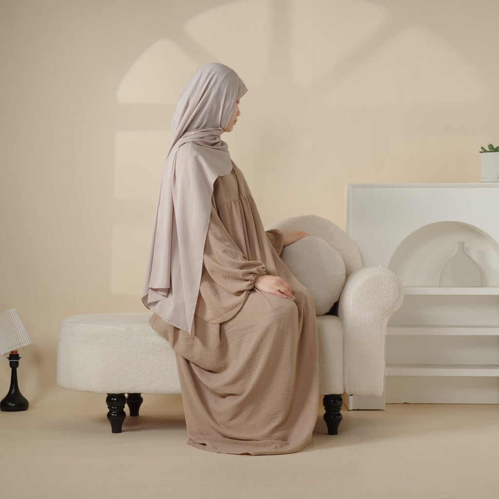 Reversible Abaya Made With Crepe Fabric (MA035) by Mariam's Collection