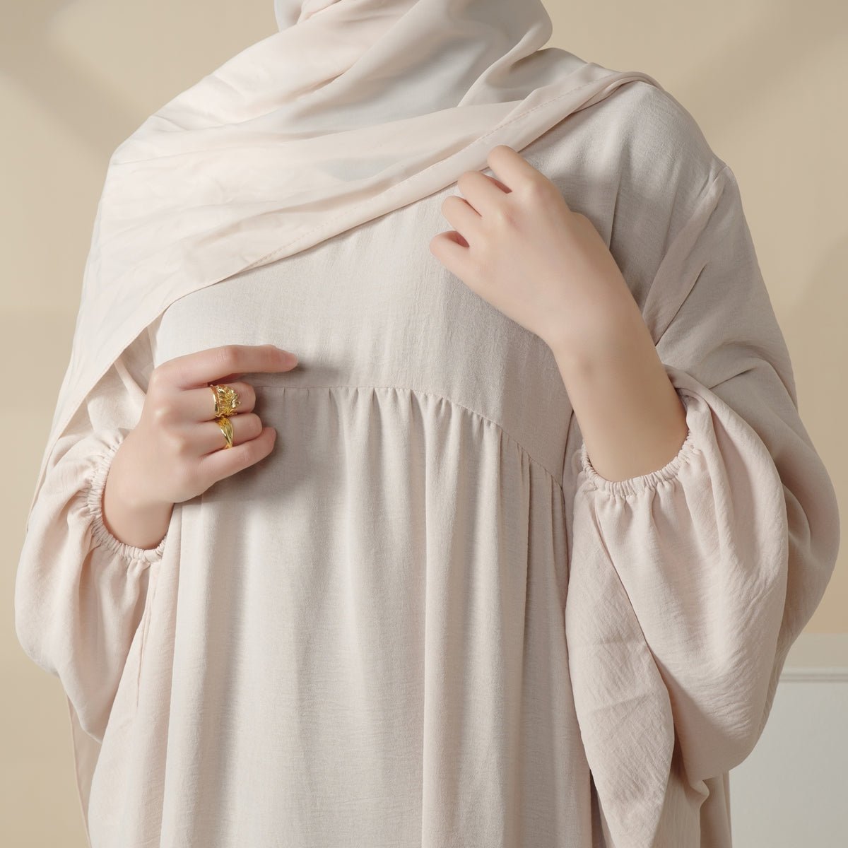 Reversible Abaya Made With Crepe Fabric (MA035) by Mariam's Collection