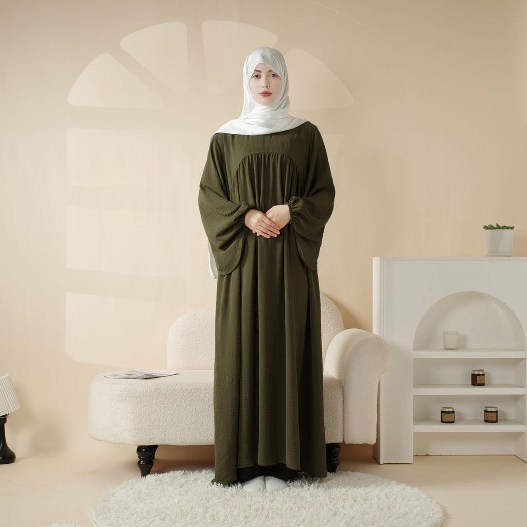 Reversible Abaya Made With Crepe Fabric (MA035) by Mariam's Collection