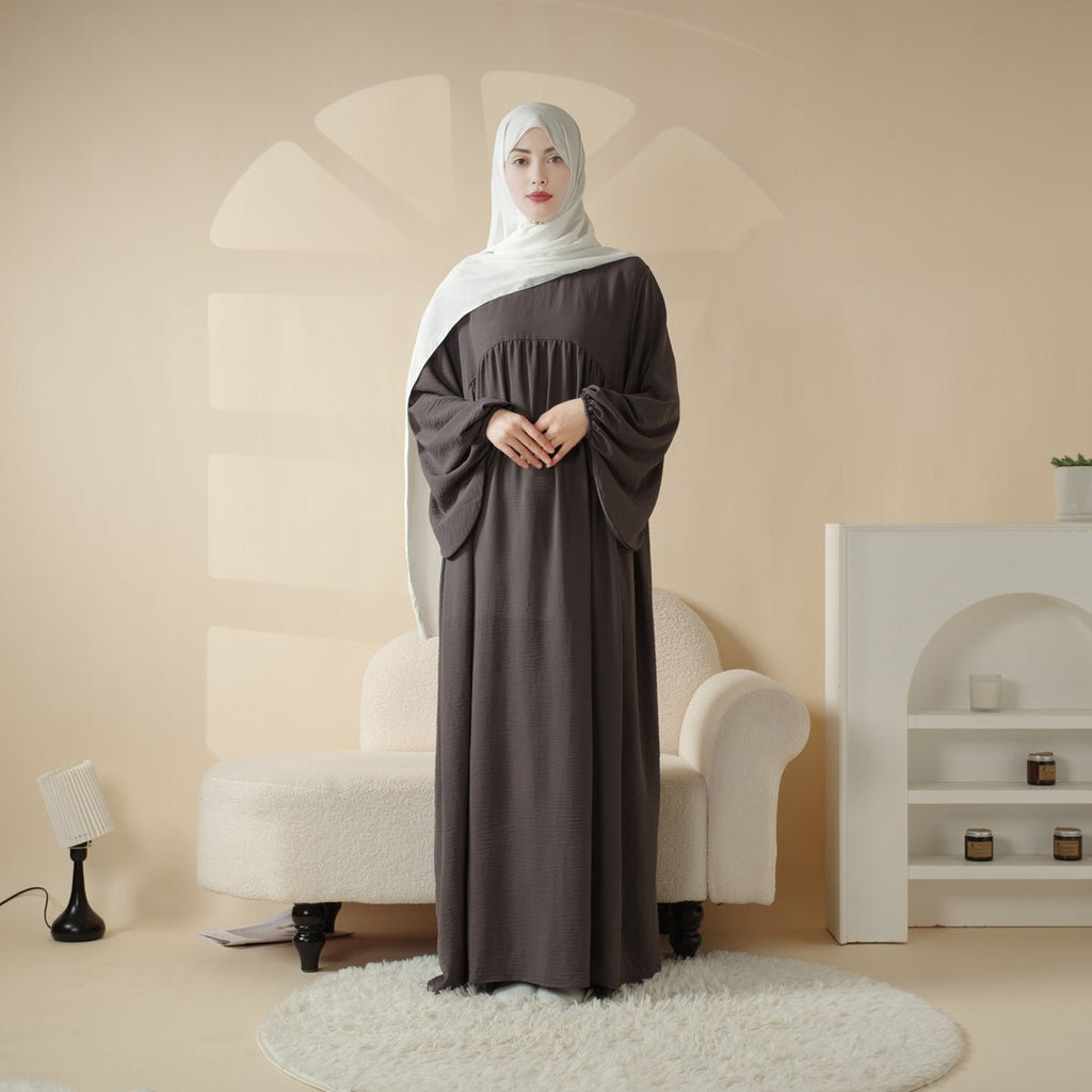 Reversible Abaya Made With Crepe Fabric (MA035) by Mariam's Collection