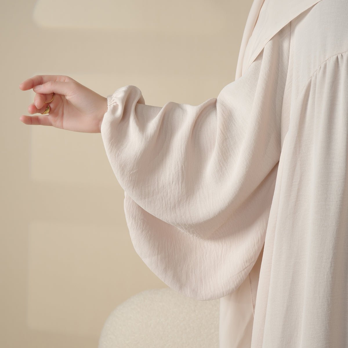 Reversible Abaya Made With Crepe Fabric (MA035) by Mariam's Collection