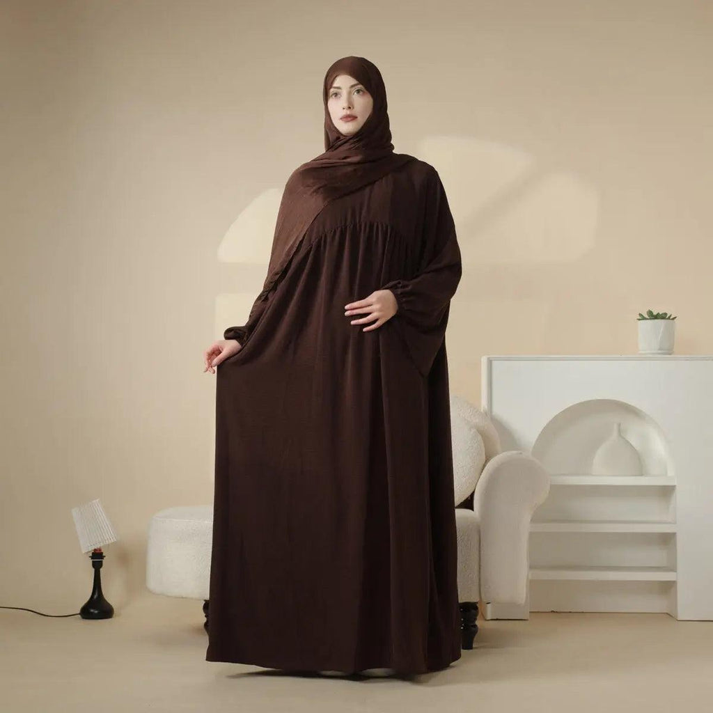 Reversible Abaya Made With Crepe Fabric (MA035) by Mariam's Collection