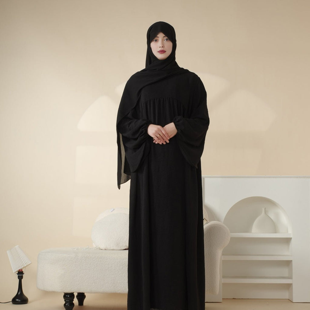 Reversible Abaya Made With Crepe Fabric (MA035) by Mariam's Collection