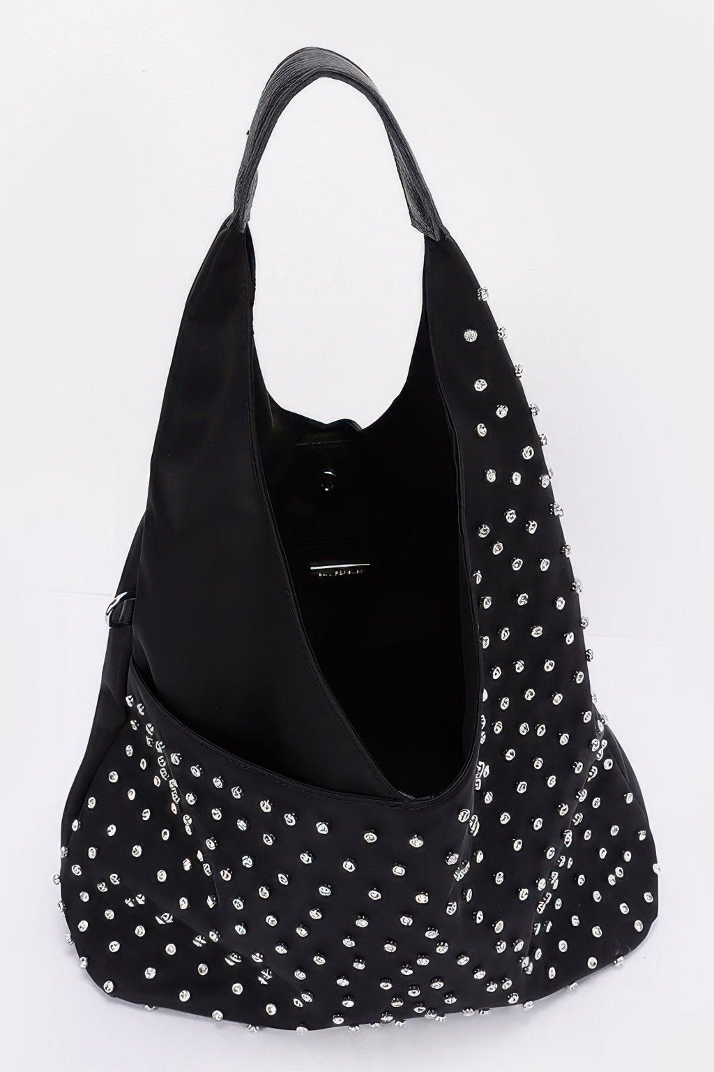 Rhinestone Studded Bindle Bag by Tigbul's Variety Fashion Shop