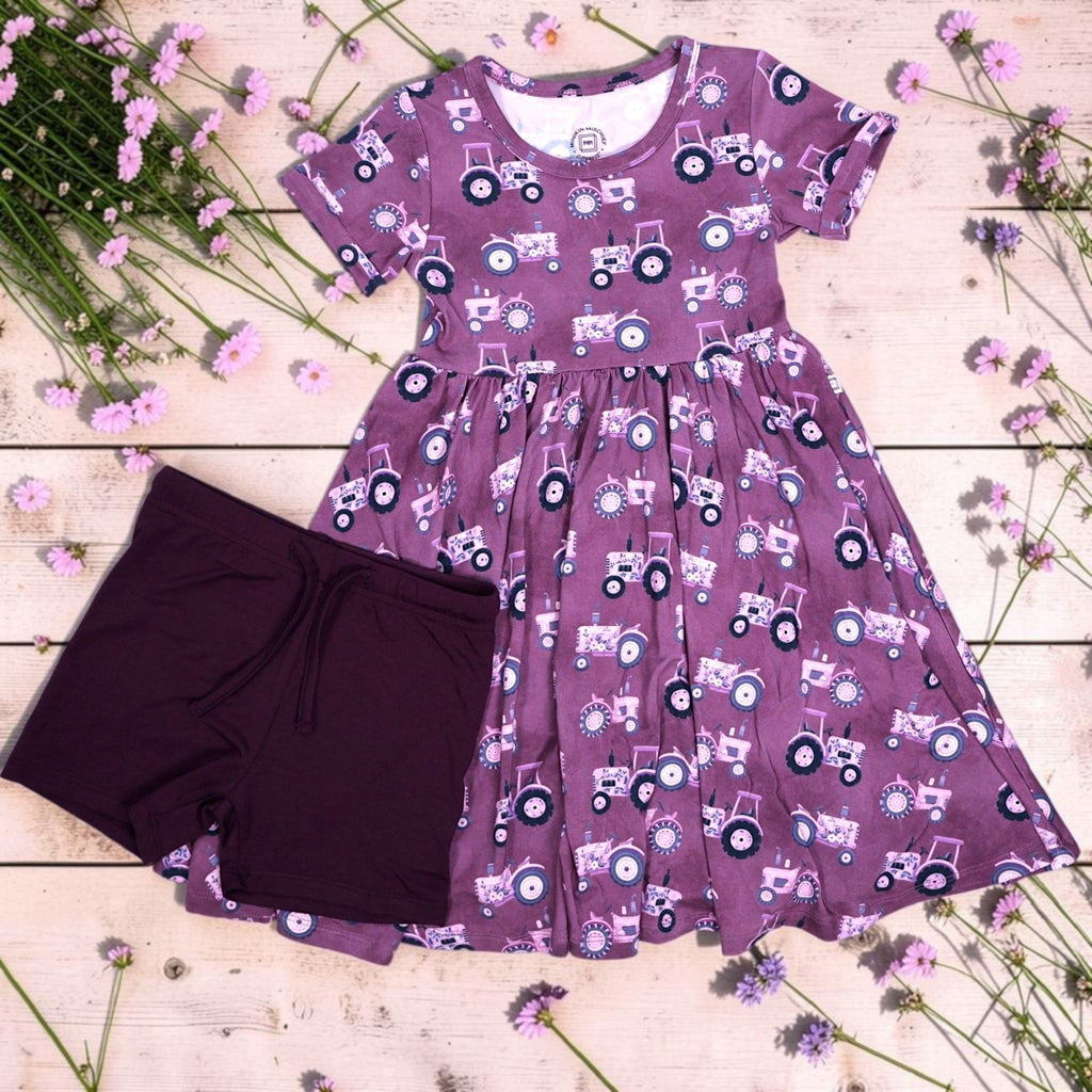 Short Sleeve Dress & Short Set by Minikin Mischief Clothing Co.