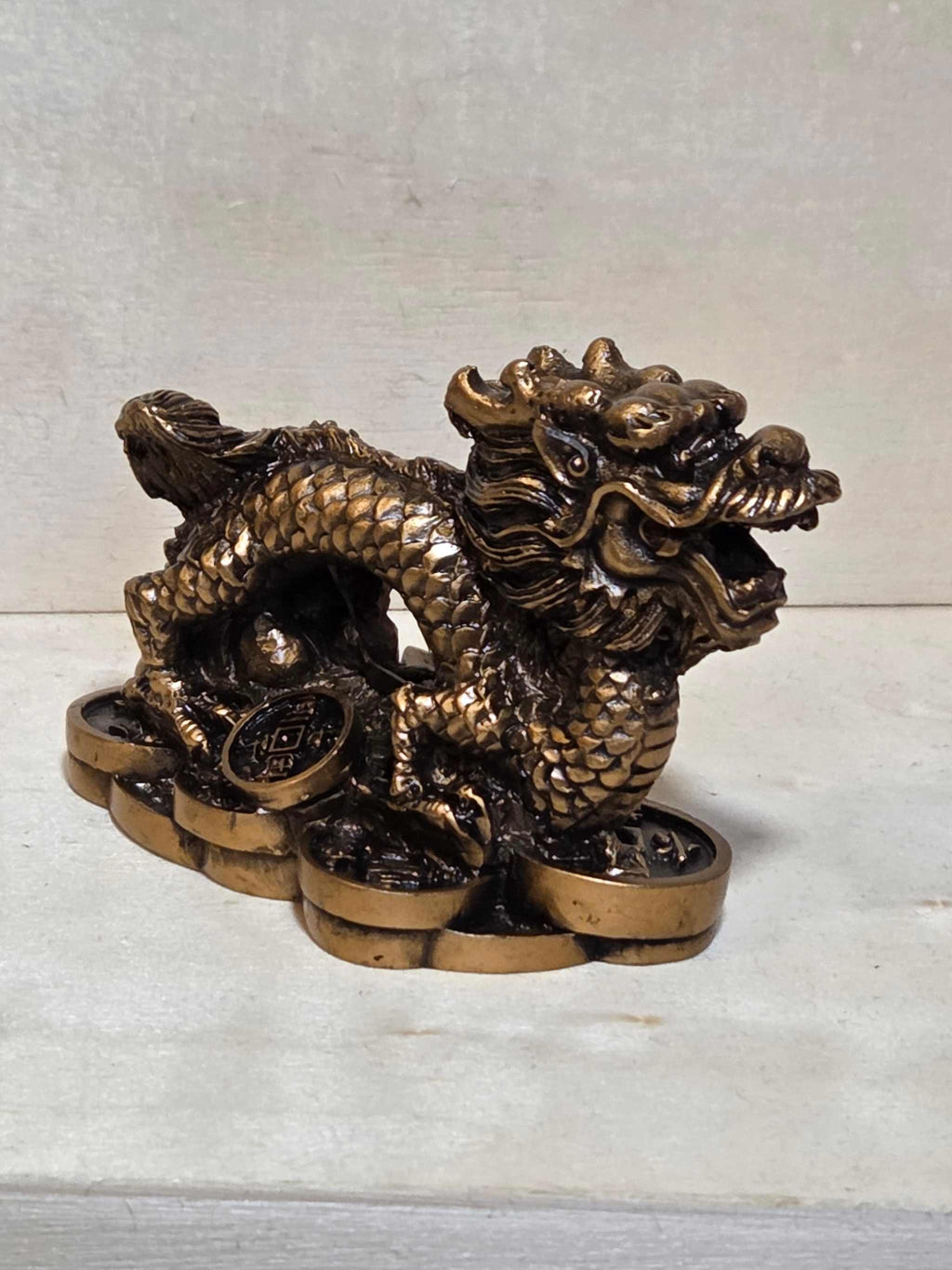Lucky Chinese Inspired Dragon Totem Protecting Money - 2 inches by Sacred Crystals
