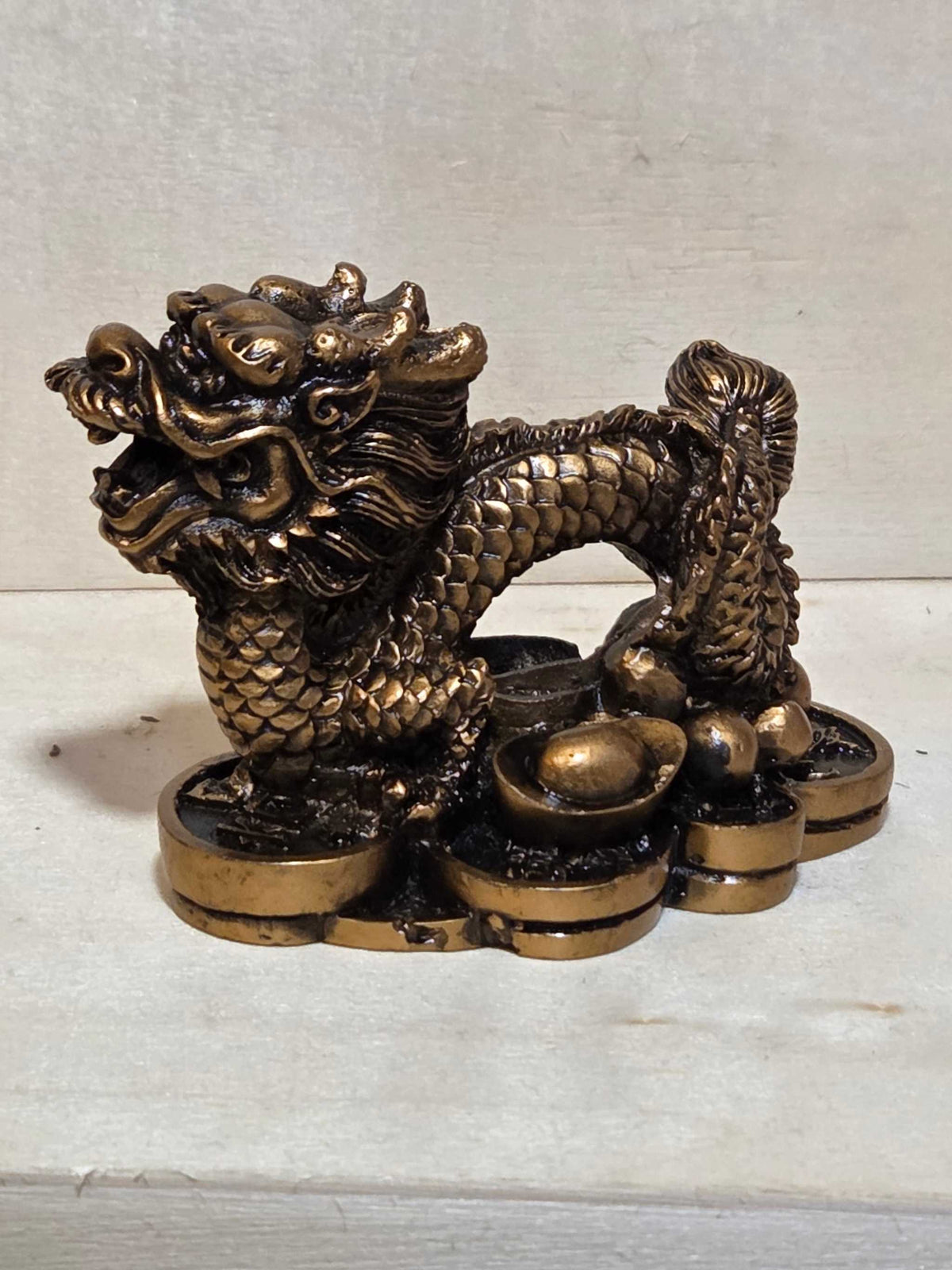 Lucky Chinese Inspired Dragon Totem Protecting Money - 2 inches by Sacred Crystals