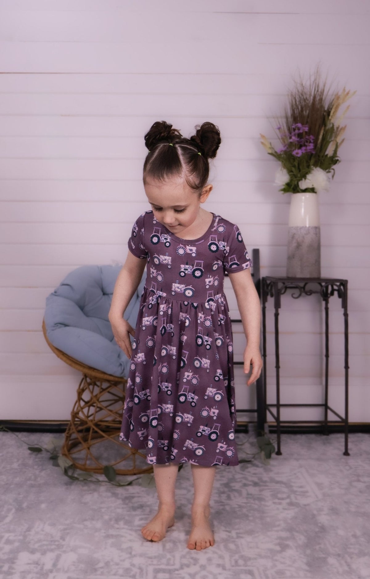 Short Sleeve Dress & Short Set by Minikin Mischief Clothing Co.
