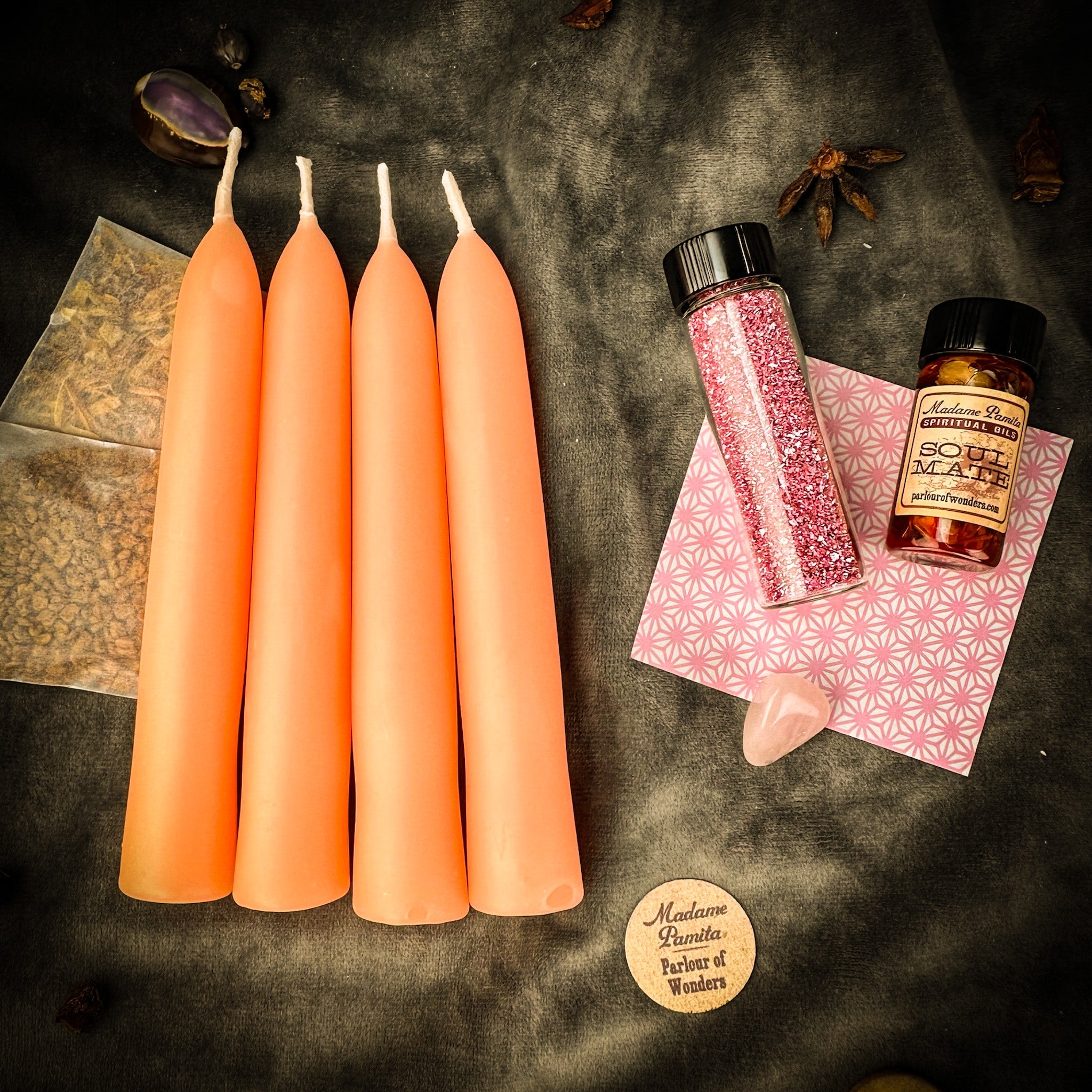 Romance Candle Spell Booster Pack - Add True Love to Any Candle Spell Kit by Parlour of Wonders